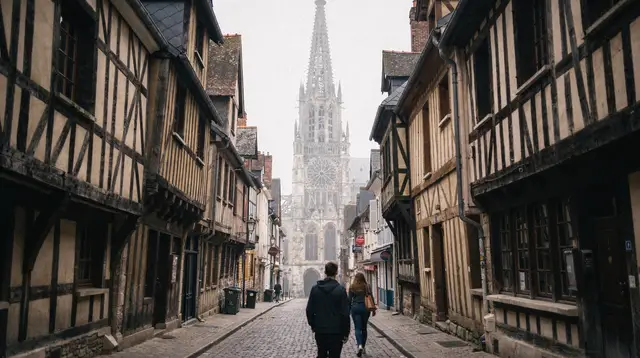 Normandy coast rouen