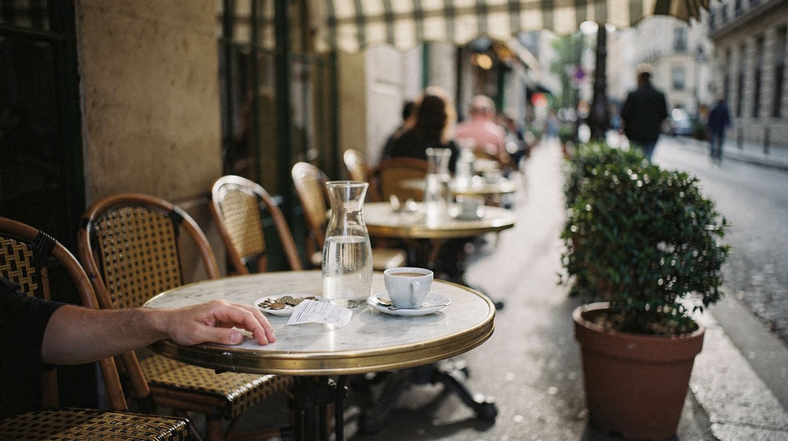 Pariser Café-Kultur und Etikette